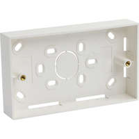 Excel Double Gang 27mm Deep Back Box